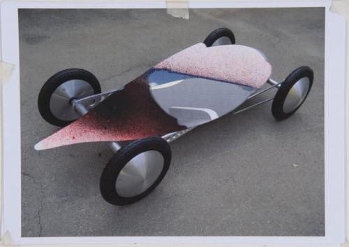 bellyracer 2015 - papercollage 29 x 42 cm