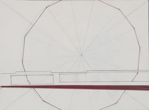 untitled 2015 - 145 x 19.5 cm pencil  pen on paper 2